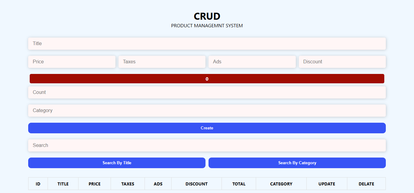 Product Management Dashboard Project